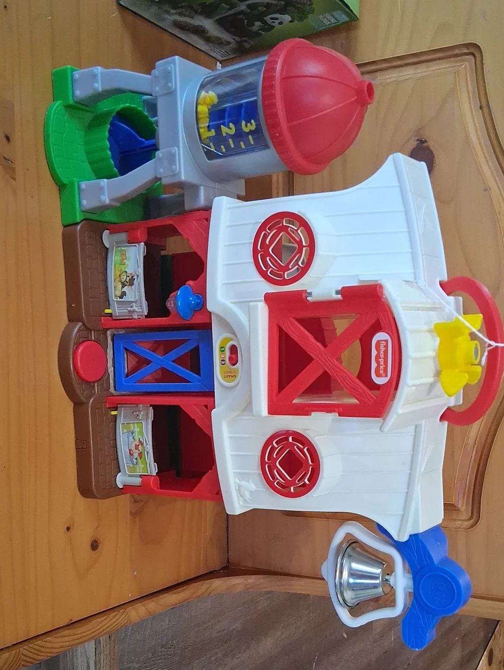 Fisher-Price White, Red & Blue Interactive Farm Playset